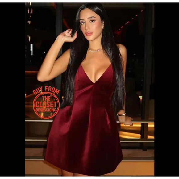 RARE!!! ZARA BLOGGER FAVE!!! V-Neck Mini Dress NWT - Picture 5 of 16